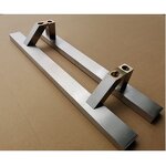 Diagonal Door Handle Manufacturer - 304 Stainless Steel Commercial Glass