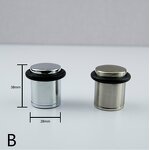 Door Stopper Factory - Hardware Zinc Alloy Rubber Door Stopper