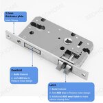 Mortise Lock Manufacturer - New Design Modern Aluminum Alloy Door Handle 58