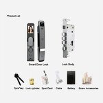 Fingerprint Door Lock with Camera Supplier - BBDHOME Electronic Tuya APP 3D