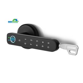 Hotel Smart Door Handle Supplier - BBDHOME Single Latch Digital Passcode