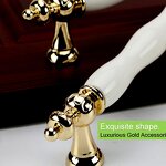 Ceramic Cabinet Handles Factory - Porcelain and Metal Wholesale Gold White