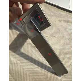 Zinc Alloy Door Knob Supplier - Popular Modern Style Stain Nickel Passage