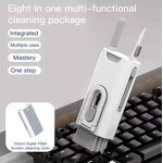 Multifunctional Cleaning Kit Supplier - OEM 8 in 1 with Spray Electronics Keyboard Earphone Cleaner