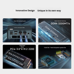 High-Performance Mini Desktop PC Supplier - OEM M5plus Gaming DIY Quad Core 8GB GDDR4 AMD Chipset SSD
