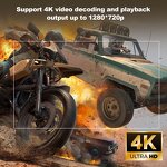 Mini Projector Manufacturer - OEM V6 Portable 200 ANSI with Speakers Dual WiFi BT Auto Keystone