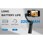 3-Axis Gimbal Stabilizer Factory - OEM F5 Plus Handheld Foldable Easy-Carry for Mobile Phones