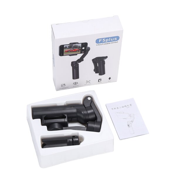 3-Axis Gimbal Stabilizer Factory - OEM F5 Plus Handheld Foldable Easy-Carry for Mobile Phones