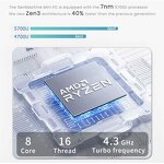 Home PC Supplier - OEM GM Mini Desktop Ryzen R7-5700U with 512MB GDDR4 Video AMD DDR4 SSD