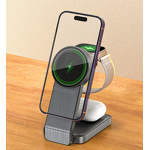 Wireless Charging Station Manufacturer - OEM 2024 New Desktop 3-in-1 Foldable Magnetic 15 Watt