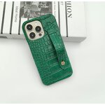 Phone Cover Manufacturer - OEM Luxury Leather with Hand Strap for iPhone
