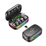 Earphone Factory - OEM 2024 New DX-15 Ear-clip TWS RGB Light Gaming with Power Bank