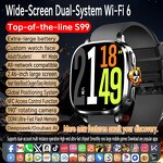 Smart Watch Supplier - OEM S99 Rotate Camera 2.4inch AMOLED AI Voice Assistant APP NFC WIFI GPS