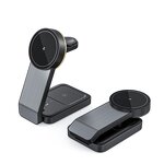 Wireless Charging Station Manufacturer - OEM 2024 New Desktop 3-in-1 Foldable Magnetic 15 Watt