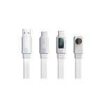 LED Digital Display Cable Factory - OEM 66W 27W Zinc Alloy Metal Mecha Style USB Type-C