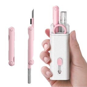 Multifunctional PVC Cleaning Kit Supplier - OEM 7-in-1 Hand Design for Airpods Pro Screen Laptop Phone