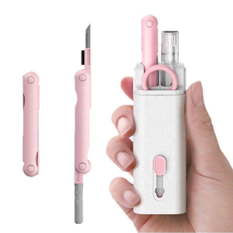 Multifunctional PVC Cleaning Kit Supplier - OEM 7-in-1 Hand Design for Airpods Pro Screen Laptop Phone