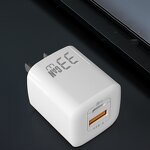 GaN Wall Charger Factory - OEM Wholesale 33W USB C 2-Port PD Fast Customized Logo Hot Sale