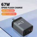 Mini GaN Fast Charger Supplier - OEM 67W for Android iPhone Phone Computer Laptop-OCP Protection