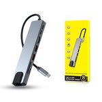 Multi Function USB Hub Supplier - OEM 8 in 1 for MacBook Pro and Type C Windows Laptops