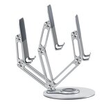Desktop Phone Stand Factory - OEM Customizable New Design Aluminum Alloy Folding 360 Degree Rotating
