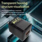 Gallium Nitride Charger Manufacturer - OEM E-commerce Hot Sale Transparent PD33W for Iphone Android