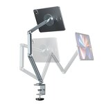 Cantilever Tablet Stand Factory - OEM 2024 Portable 3 Section 360 Degree Rotating Aluminum Lazy Desktop