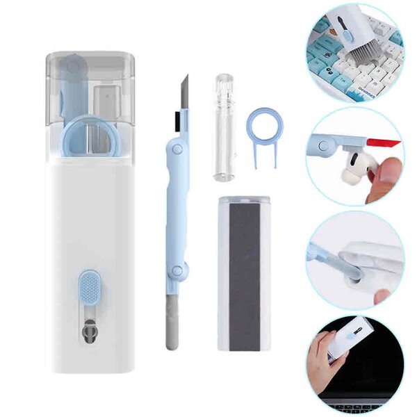 Keyboard Cleaner Kit Manufacturer - OEM 7-in-1 Computer Brush Earphone Cleaning Pen for Headset Phone