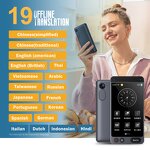 AI Language Translator Manufacturer - OEM D21 Real-Time 142 Languages 4.0inch Color Android OS 5G Smart Record