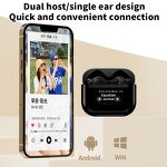 TWS Earbuds Supplier - OEM YX28 Mini Sports Digital Display ANC Full Color Touch Screen