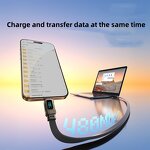 LED Digital Display Cable Factory - OEM 66W 27W Zinc Alloy Metal Mecha Style USB Type-C