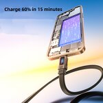 LED Digital Display Cable Factory - OEM 66W 27W Zinc Alloy Metal Mecha Style USB Type-C