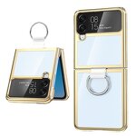 Phone Case Factory - OEM for Samsung Z Flip 4 3 With Ring Electroplated