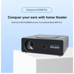 Home Video Projector Manufacturer - OEM Q10W Pro 1080P Full HD Android 3+64GB WLED LCD 4K TV