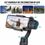 Foldable Gimbal Stabilizer Manufacturer - OEM F6 Pocket Sized Selfie Stick for IOS/Android Handy