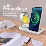 Wireless Charger Supplier - OEM 15W Smart Plug PD Compatible 3-in-1 Fast for iPhone Android