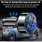 Car Charger Manufacturer - OEM LED 5-Port with Fast Charge PD QC3.0 USB C for Phone Earphones