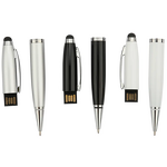 USB Flash Drive Stylus Supplier - OEM 2.0 Stylus Touch Pen Metal Construction New Box 1GB 8GB