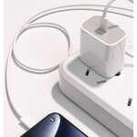 Charging Cable Supplier - OEM Original 3A Fast PD35W for iPhone USB Type 1M Nylon Jacket