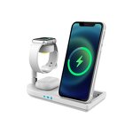 Wireless Charger Supplier - OEM 15W Smart Plug PD Compatible 3-in-1 Fast for iPhone Android