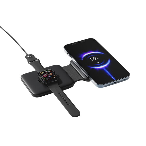 Portable Wireless Charger Factory - OEM High-End 15W Fast-Folding 3-in-1 PD OTP for IPhones