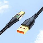 Super Fast Charging Cable Factory - OEM 120W Transparent Shell Braided USB for Huawei 6A PD