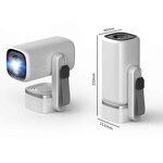 Portable Mini Projector Factory - OEM P36 4K with Built-in Speakers WiFi 6 Android Auto Focus