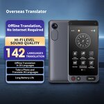 AI Language Translator Manufacturer - OEM D21 Real-Time 142 Languages 4.0inch Color Android OS 5G Smart Record