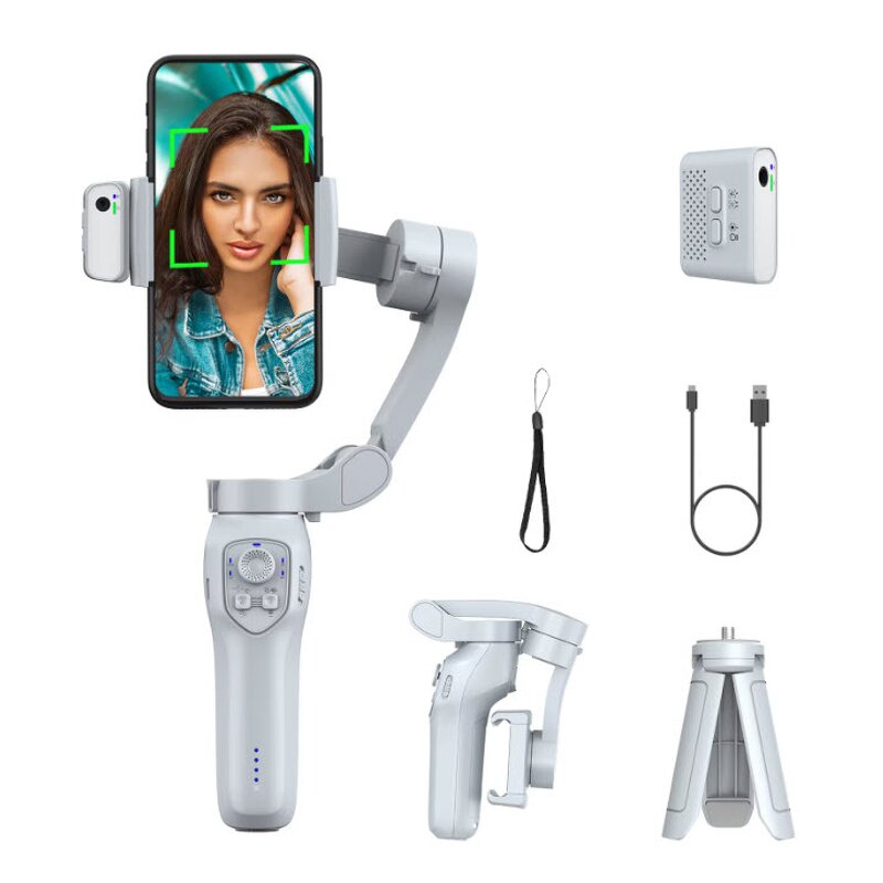 Foldable Gimbal Stabilizer Supplier - OEM L7Cpro AI Face Tracking for Phone Foldable Stabilizer Tripod