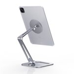 Magnetic Tablet Stand Supplier - OEM 2024 360 Degree Rotating Adjustable Ergonomic Aluminum Alloy Swivel