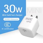 Fast Charger Supplier - OEM Customized 30W PD30W Small Ice Cube for Apple with QC3.0