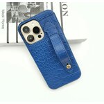 Phone Cover Manufacturer - OEM Luxury Leather with Hand Strap for iPhone