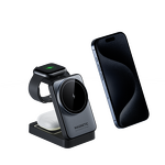 Foldable Wireless Charger Factory - OEM 2024 New 15W 3-in-1 Phone Stand Fast PD QC3.0 Portable