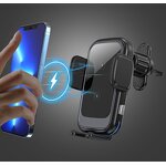 Car Wireless Charger Supplier - OEM 2024 Best 15W Super Stable PD Fast Anti-Shaking Stand